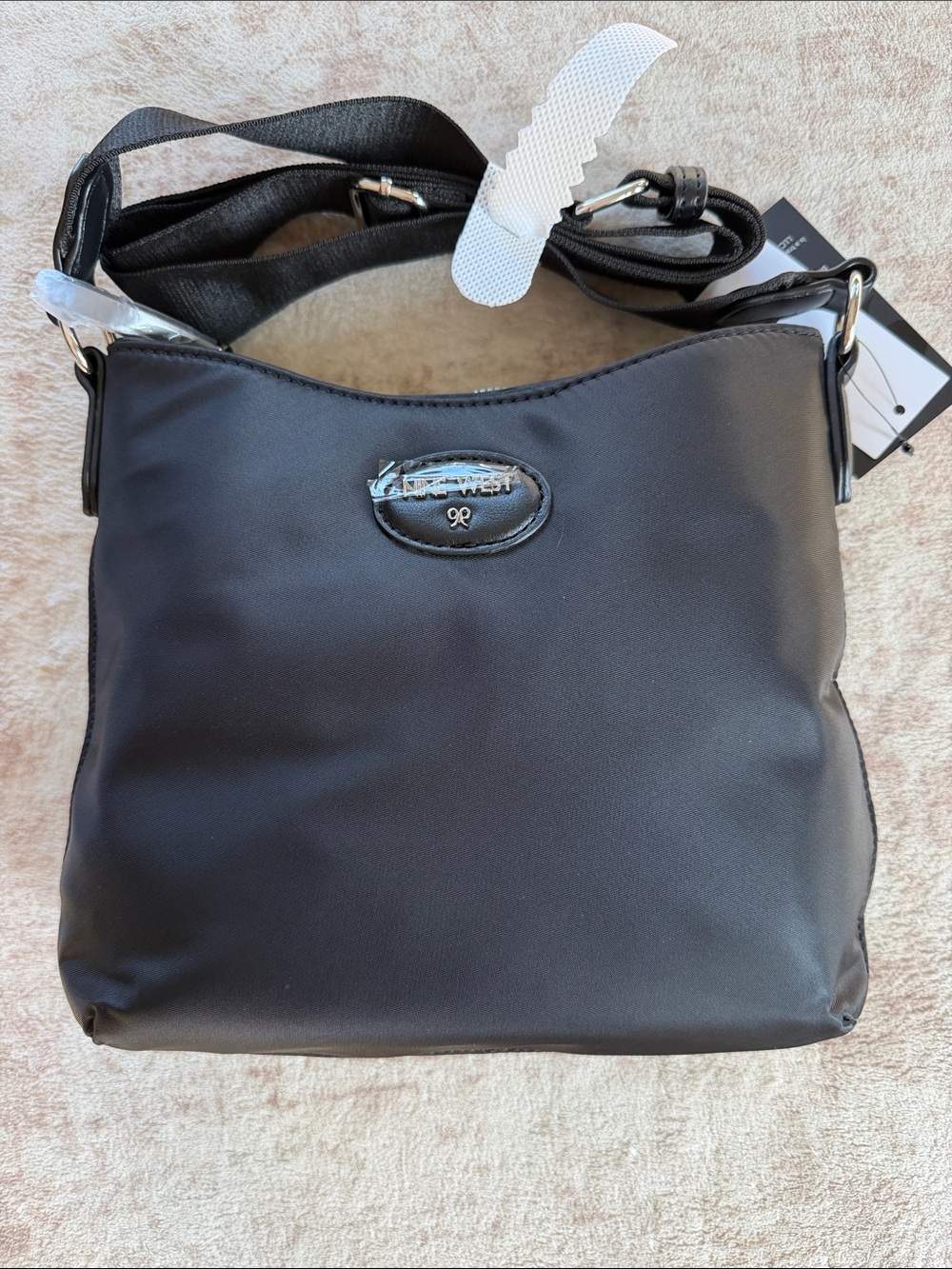Nine West Black Crossbody Bag with Adjustable Strap